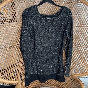 Superstar Women's Black Sequin Sweater